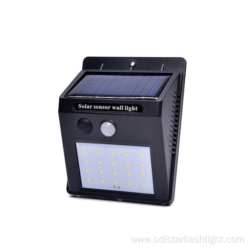 20 SMD outdoor sensor solar wall light